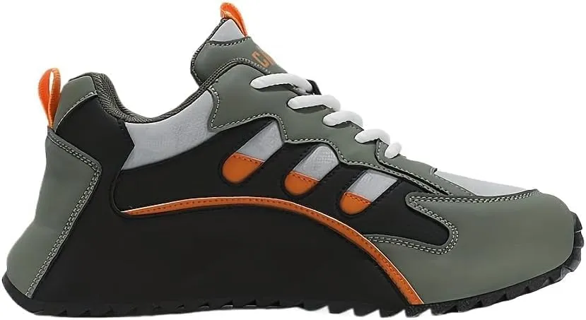 Big Size Men's Fashionable Flat Sports Shoes - Comfortable Skateboarding & Outdoor Non-Slip Walking Casual Sneakers