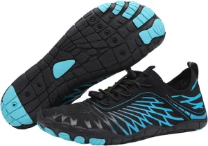 Breathable Barefoot Shoes for Women Men, Quick Dry Zero Drop Trail Running Shoes, Outdoor Athletic Hiking Sports Footwear Summer Beach Swim Surfing with Non-Slip Sole & Wide Toe Box