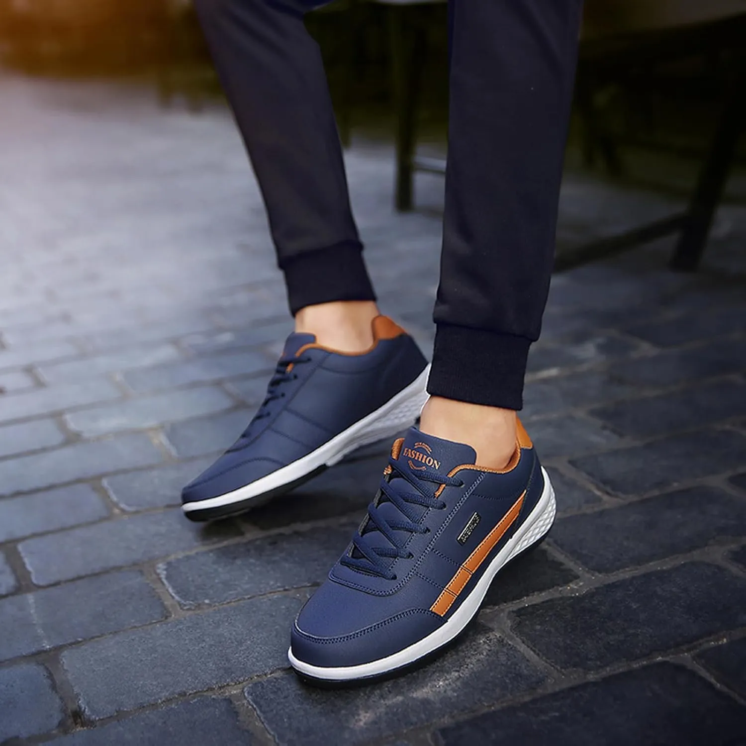 Casual Sneakers for Men Waterproof Loafers Outdoor Walking Shoes
