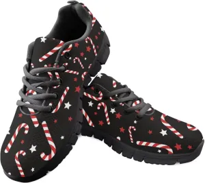 FKELYI Women's Christmas Shoes Lightweight Sneakers Outdoor Sport Running Shoes Walking Flats