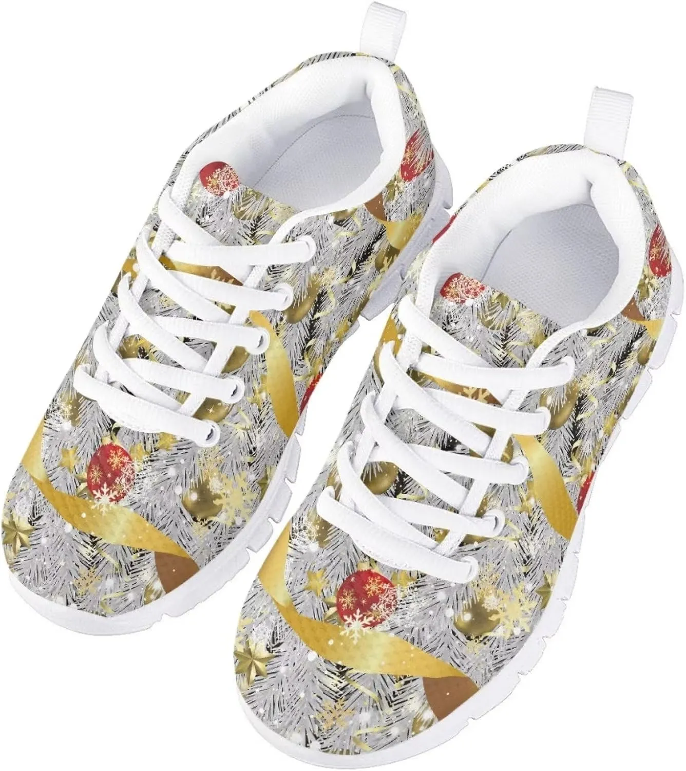 GIFTPUZZ Kids Sneakers Hiking Running Outdoor Walking Lace Up Athletic Tennis Shoes