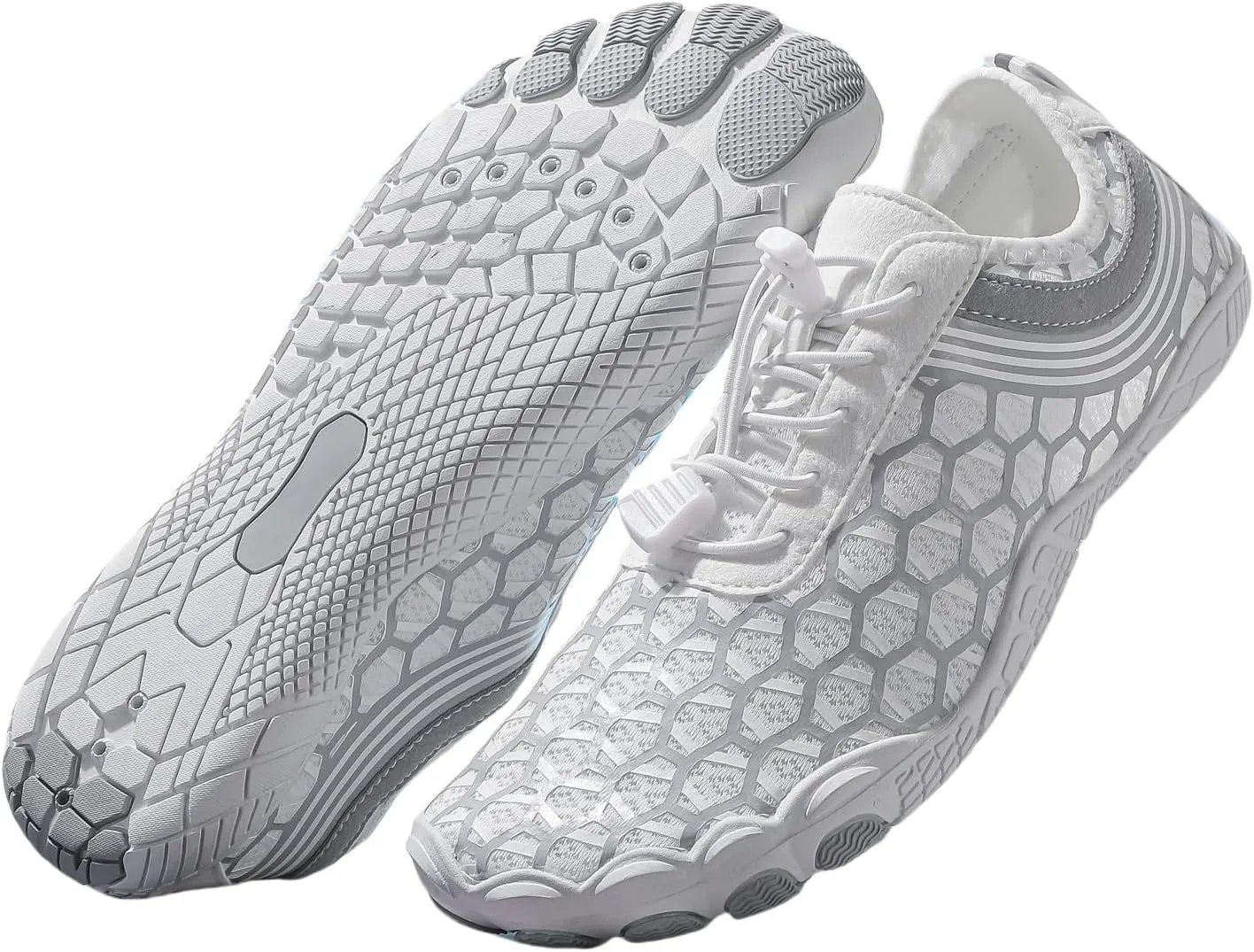 Hike Barefoot Shoes for Women Men,Lightweight Barefoot Hiking Beach Shoes,Breathable & Non-Slip Athletic Footwear,Quick Dry & Wide Toe Box Grounded Footwear