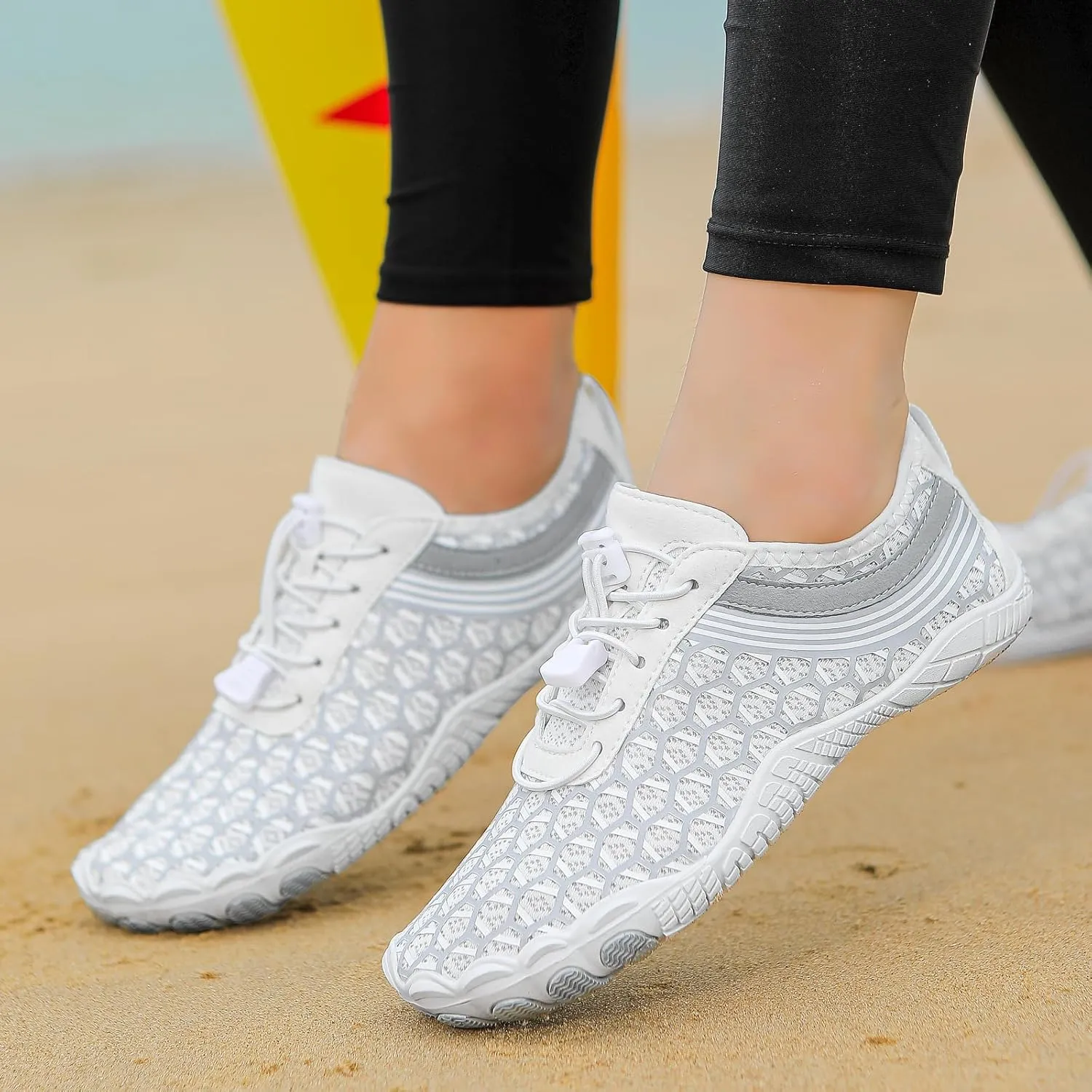 Hike Barefoot Shoes for Women Men,Lightweight Barefoot Hiking Beach Shoes,Breathable & Non-Slip Athletic Footwear,Quick Dry & Wide Toe Box Grounded Footwear