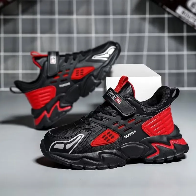 Kids Boy Fashion Comfortable Walking Sneakers for Sport Running Cycling Hiking School
