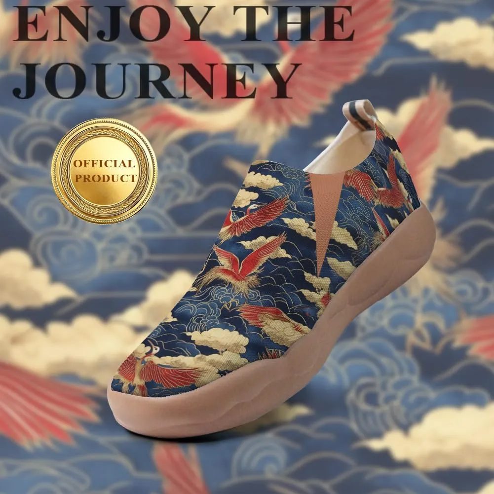 Men's Loafers, Travel Shoes, Knitted Walking Shoes, Casual, Lightweight, Comfortable and Fashionable Sports Shoes Size 7-13