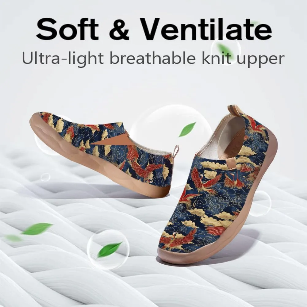 Men's Loafers, Travel Shoes, Knitted Walking Shoes, Casual, Lightweight, Comfortable and Fashionable Sports Shoes Size 7-13