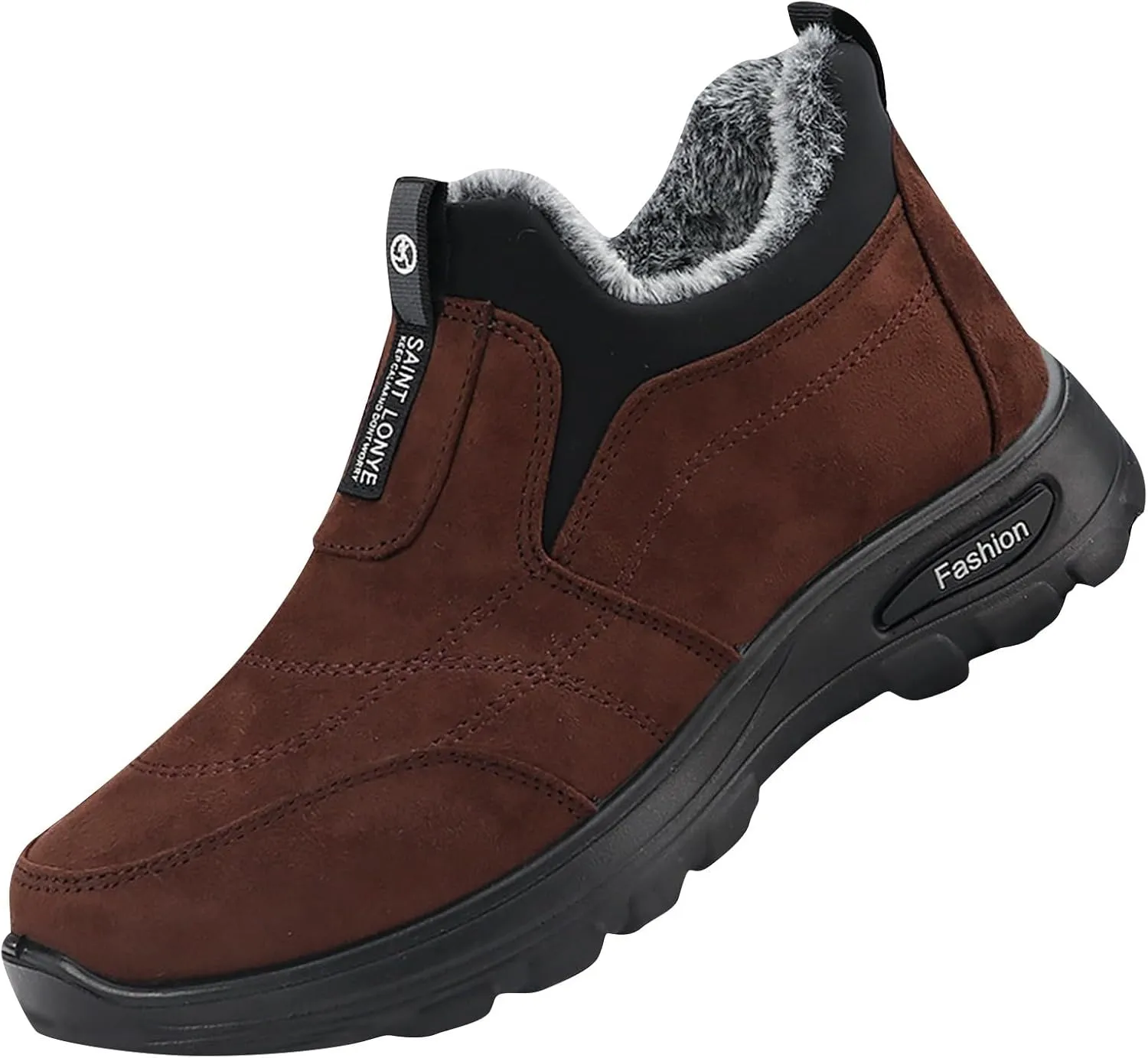 Snow Boots for Women Winter Waterproof Warm Plush Lined Booties Slip On Wide Width Outdoor Lightweight Ankle Boot