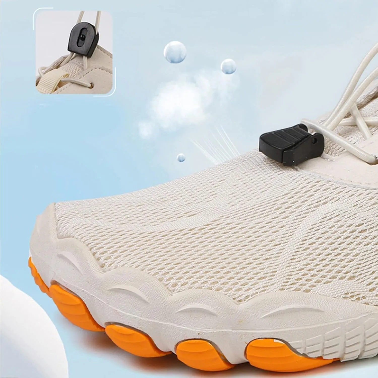 Water Shoes for Men Women River Shoes Adult Swim Beach Lake Pool Qqua Socks Barefoot Non Slip Quick-Dry for Diving Wading,Lightweight Breathable Couple Summer Hiking Shoe Indoor Fitness