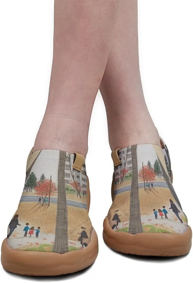 Women's Art Travel Shoes Slip-on Loafers Comfortable, Light and Fashionable Sneakers