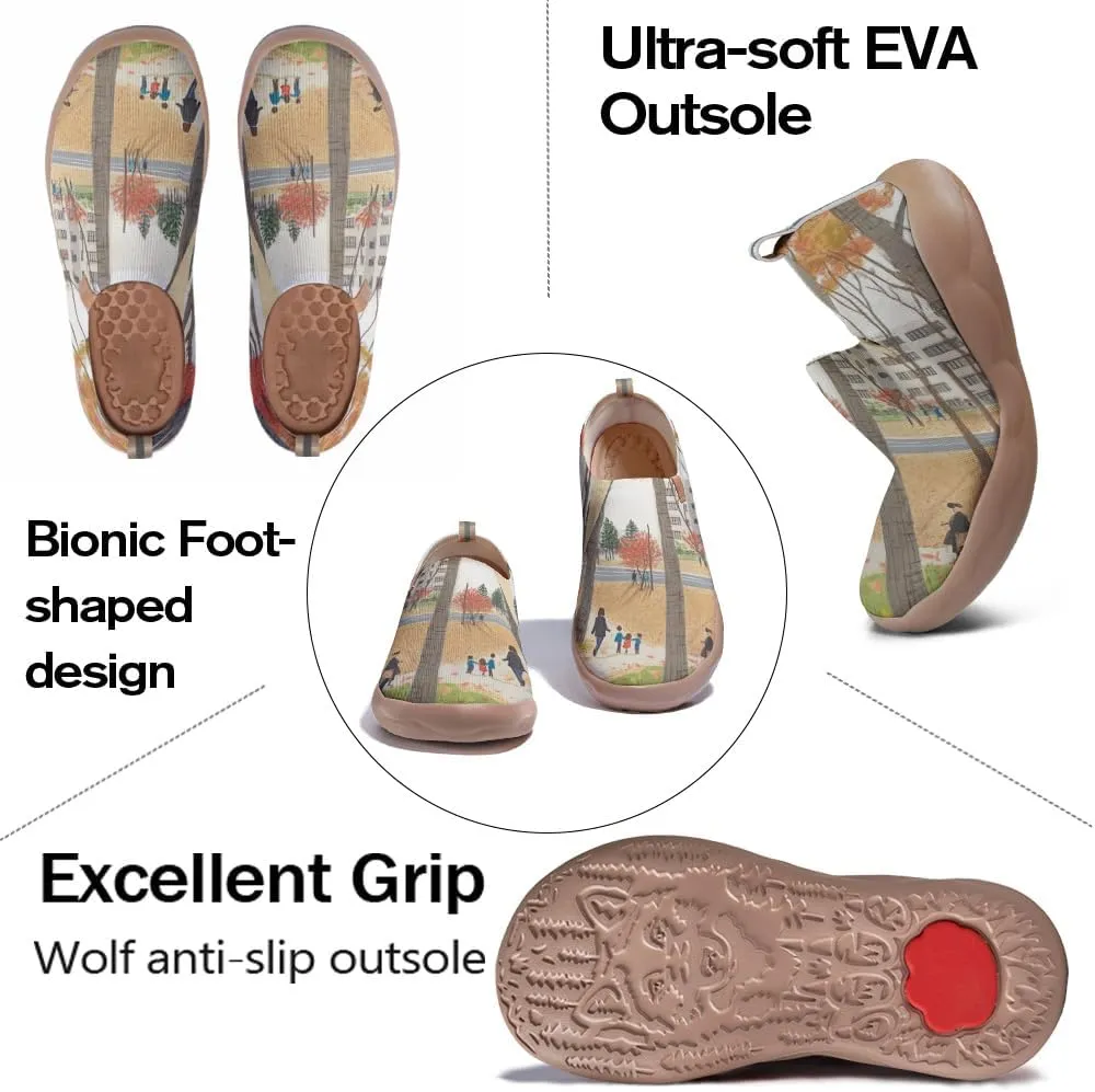 Women's Art Travel Shoes Slip-on Loafers Comfortable, Light and Fashionable Sneakers