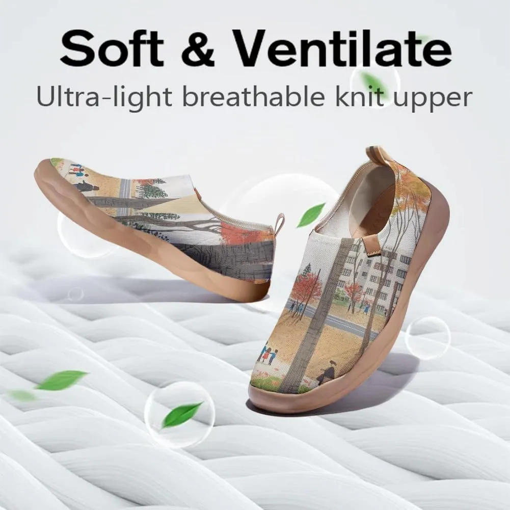 Women's Art Travel Shoes Slip-on Loafers Comfortable, Light and Fashionable Sneakers