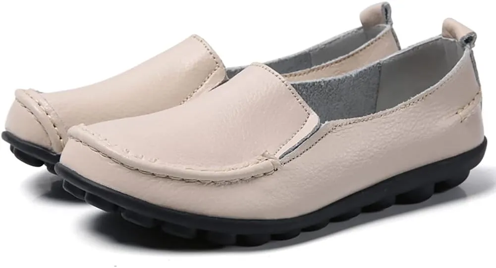 Women's Loafers, Slip-on, Non-Slip, Comfortable Shoes for Driving, Walking and Working, Lightweight Breathable Shoes, Fashionable Women's Shoes