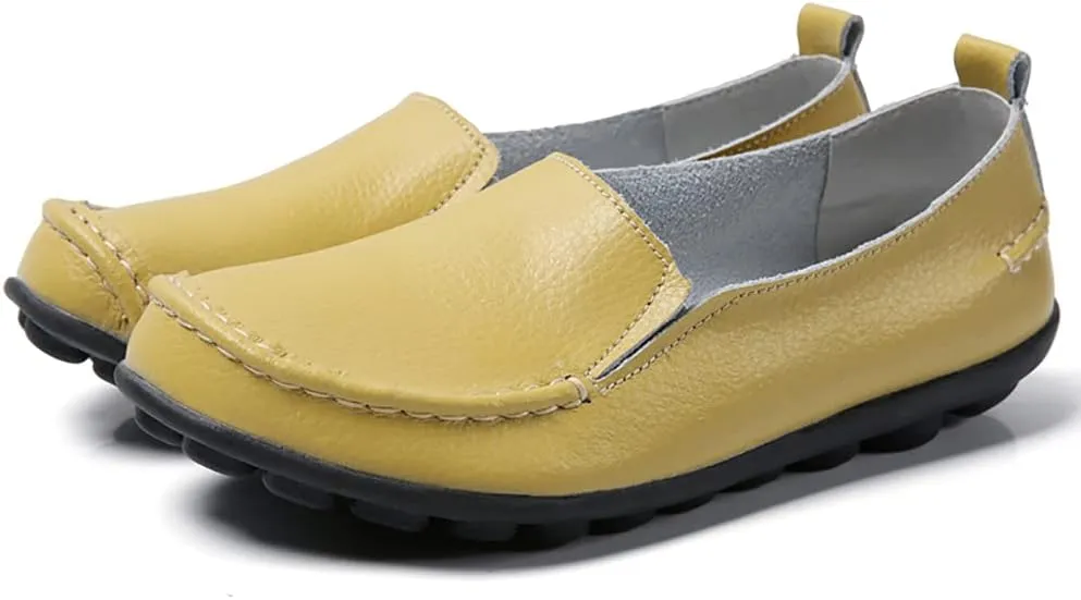 Women's Loafers, Slip-on, Non-Slip, Comfortable Shoes for Driving, Walking and Working, Lightweight Breathable Shoes, Fashionable Women's Shoes